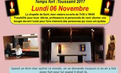 Temps fort de la Toussaint