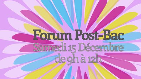 Forum Post-Bac decembre 2018