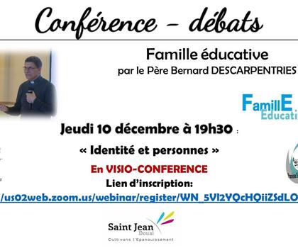 Conférence de Père Bernard DESCAPENTRIES