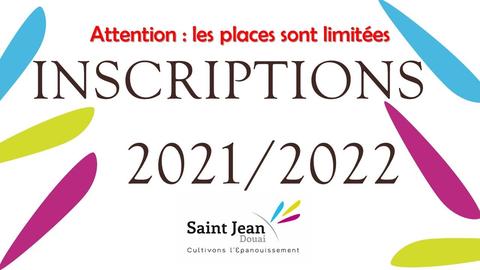Inscriptions 2020
