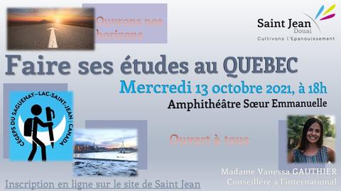 Etudes au Quebec