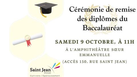 Remise diplomes du bac