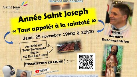 Conference Pere Bernard DESCARPENTRIES - Jeudi 25