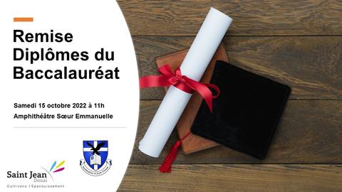 Remise Diplomes du Baccalaureat 2022