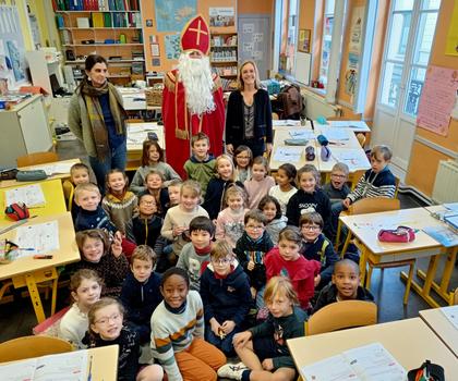 Saint Nicolas dans les classes