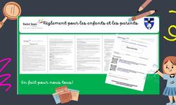 Remise du règlement aux élèves (du CP au CM2)