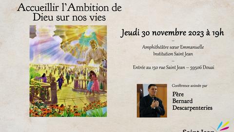 conf accueillir l'ambition de dieu