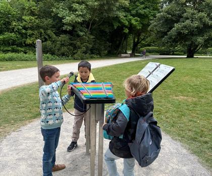 Visite de Jardins Mosaïc pour les CP