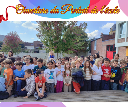 Ouverture du portail de l'école