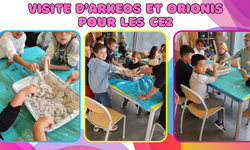 Les CE2 à Arkéos et Orionis