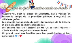 Semaine du goût : escale en France chez les MSGS