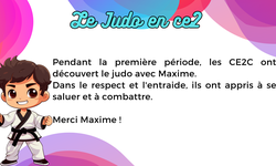 Le judo en CE2 et CP
