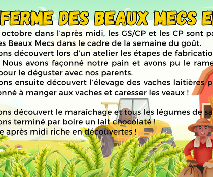 La ferme des Beaux Mecs en CP