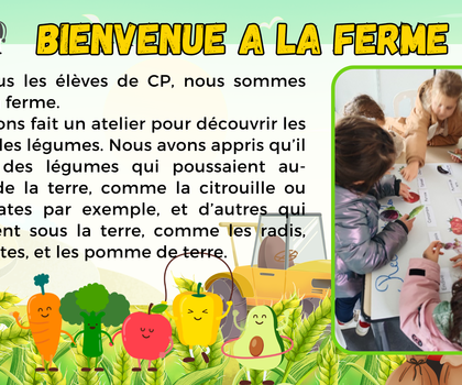 Bienvenue à la ferme par les CPA