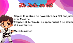 Le Judo en CE1