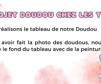 Projet doudou chez les TPSPS