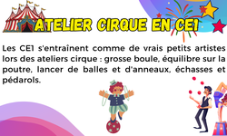 Ateliers cirque chez les CE1