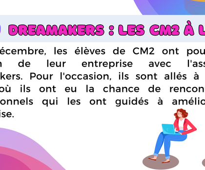 DREAMAKERS : les CM2 à l'IMT