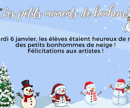 Les Petits moments de bonheur !