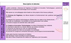 Sciences de l’ingénieur / Création et innovation technologique