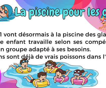 La piscine en CE1
